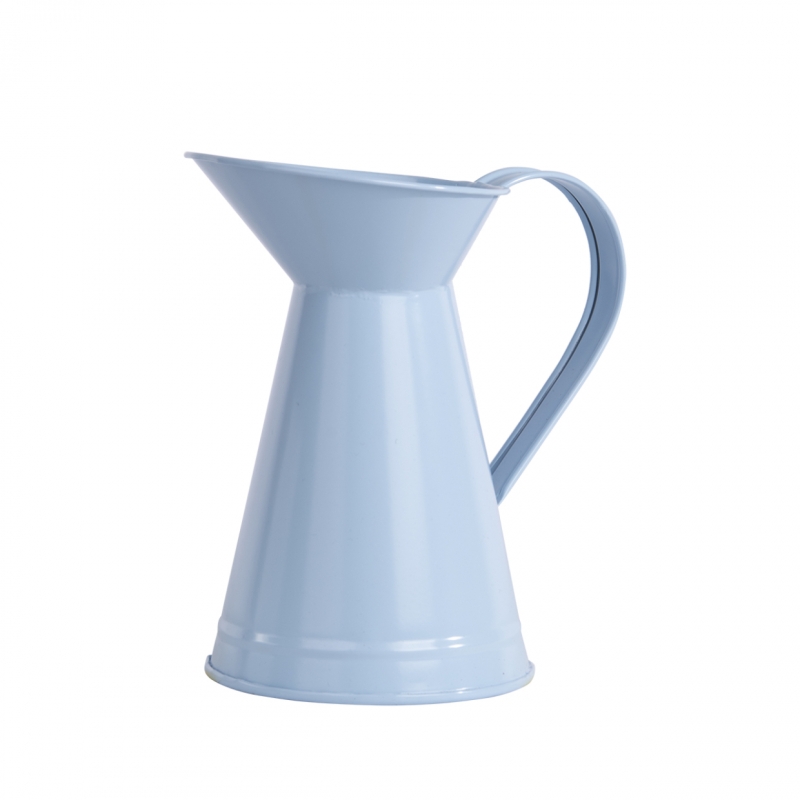 Kovový džbán svetlo modrá