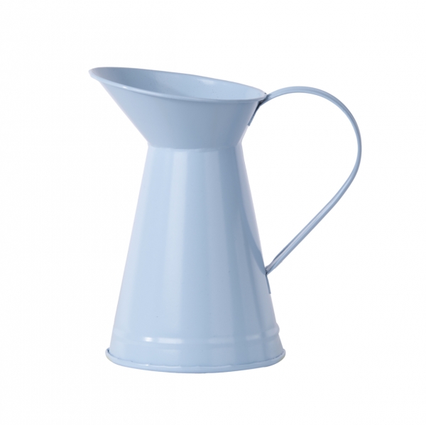 Kovový džbán svetlo modrá