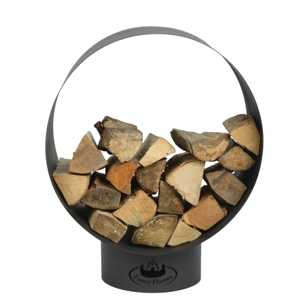 Kovový kôš na drevo ku krbu 58,2x38x72cm