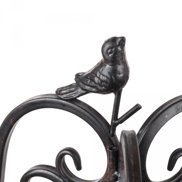 Kovový okrúhly stojan na kvety 90cm 