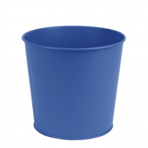 Kovový kvetináč 15,4cm modrá