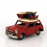 Kovový model auta s kajakom 16cm