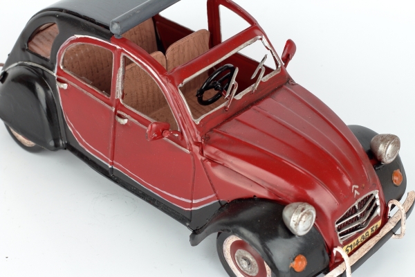 Kovový model auta veterán plech 27cm