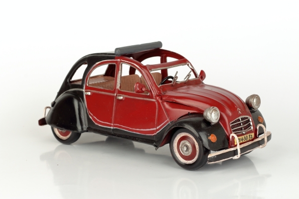 Kovový model auta veterán plech 27cm