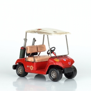 Kovový model - golfové vozítko 21 cm