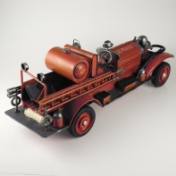Kovový model - hasičské auto 43cm