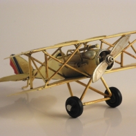 Kovový model - lietadlo mini 15cm