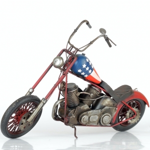 Kovový model motorky USA 41 cm