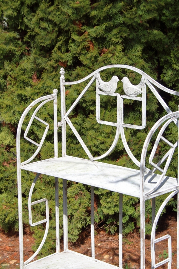 Kovový regál s poličkami 60x24x128cm