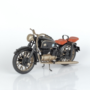 Kovový retro model motorky plech 28cm