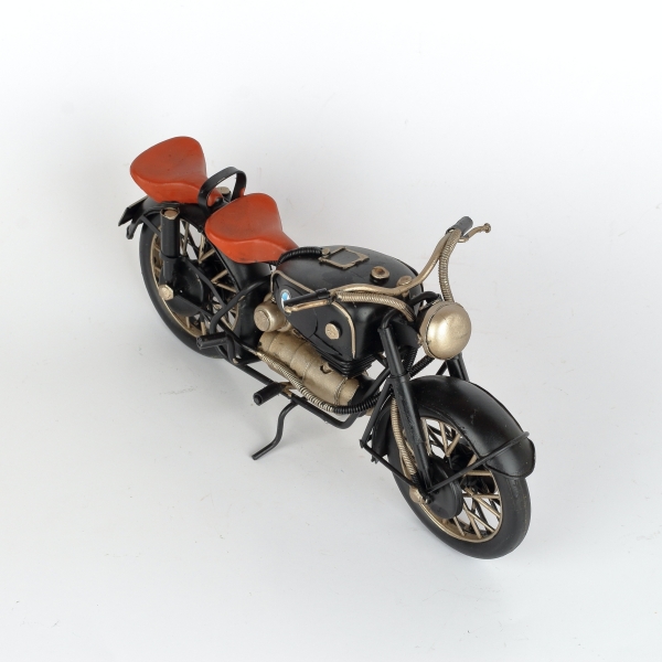Kovový retro model motorky plech 28cm