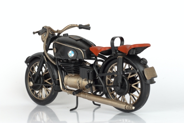 Kovový retro model motorky plech 28cm
