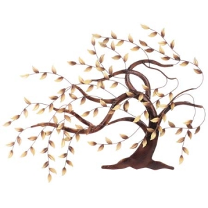 Kovový strom na stenu 125x83cm