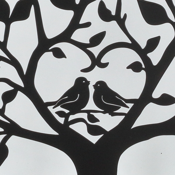 Kovový strom života čierny 30cm