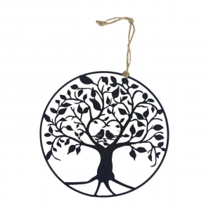 Kovový strom života na stenu 18cm