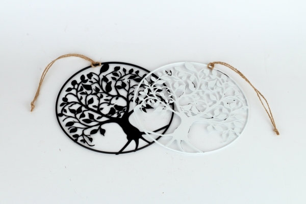 Kovový strom života na stenu 18cm