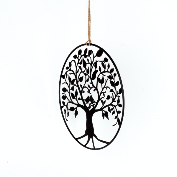 Kovový strom života na stenu 18cm