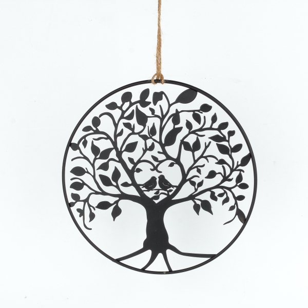 Kovový strom života na stenu 18cm