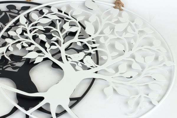 Kovový strom života na stenu 30cm