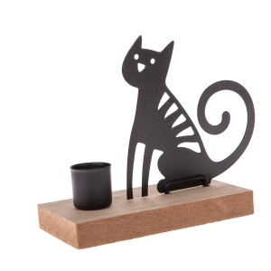 Kovový svietnik 15 × 11 × 6 cm