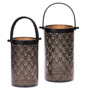 Kovový svícen 18 x 18 x 30 cm