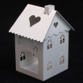 Kovový svietnik domček 10x14,5x9,6cm