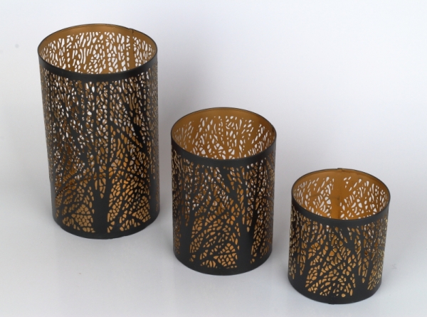 Kovový svietnik na čajovú sviečku 10cm 