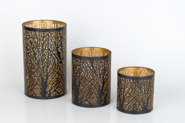 Kovový svietnik na čajovú sviečku 10cm 