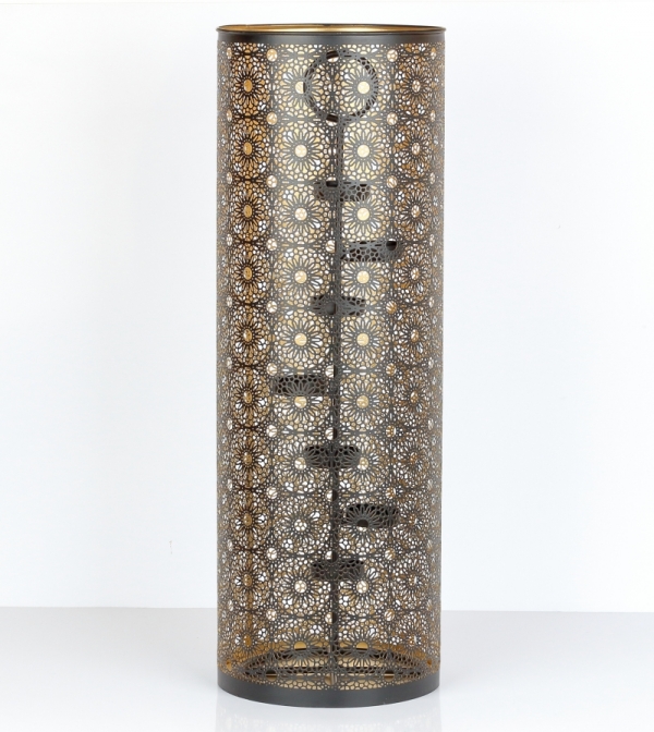 Kovový svietnik na čajové sviečky 65cm