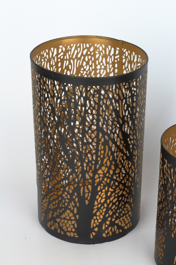 Kovový svietnik na čajovú sviečku 21cm