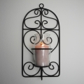 Kovový svietnik na stenu 42cm