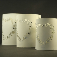 Kovový svietnik Provence - vel. M 13cm