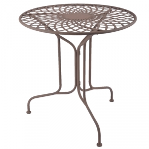 Kovový záhradný stôl Romantic 70cm