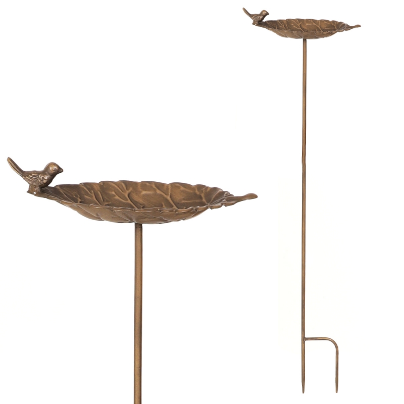 Kovový zápich do záhrady 86cm s pítkem