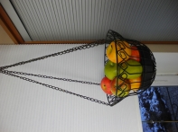 Kovový záves - svietnik