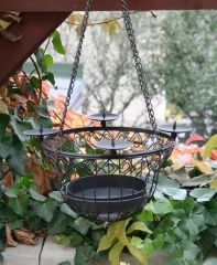 Kovový záves - svietnik