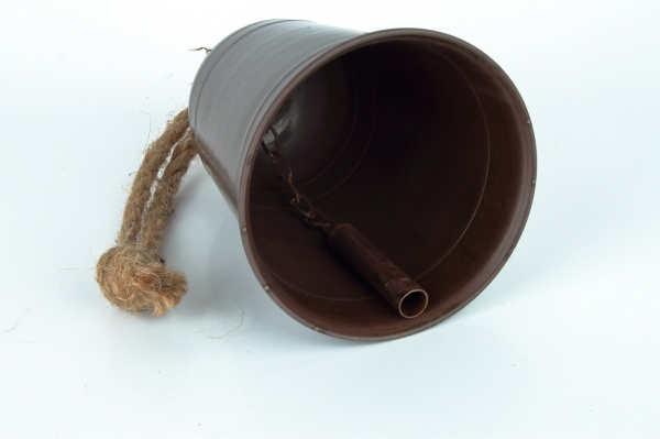 Kovový zvonček 12x20x12cm