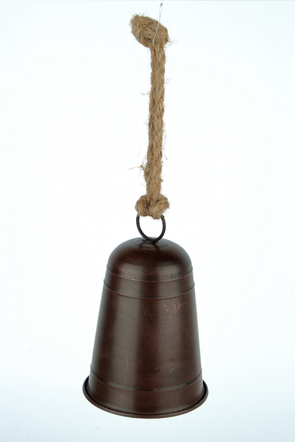 Kovový zvonček 12x20x12cm