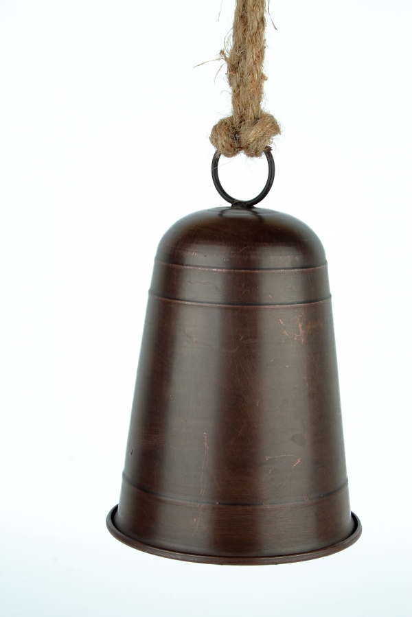 Kovový zvonček 12x20x12cm