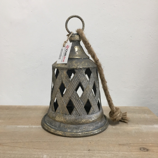 Kovový zvonček 17x26cm