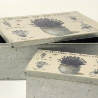 Krabička Lavande de Provence 2ks 13x9x6cm