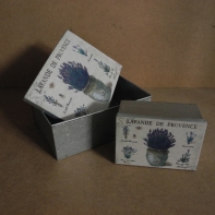 Krabička Lavande de Provence 2ks 13x9x6cm