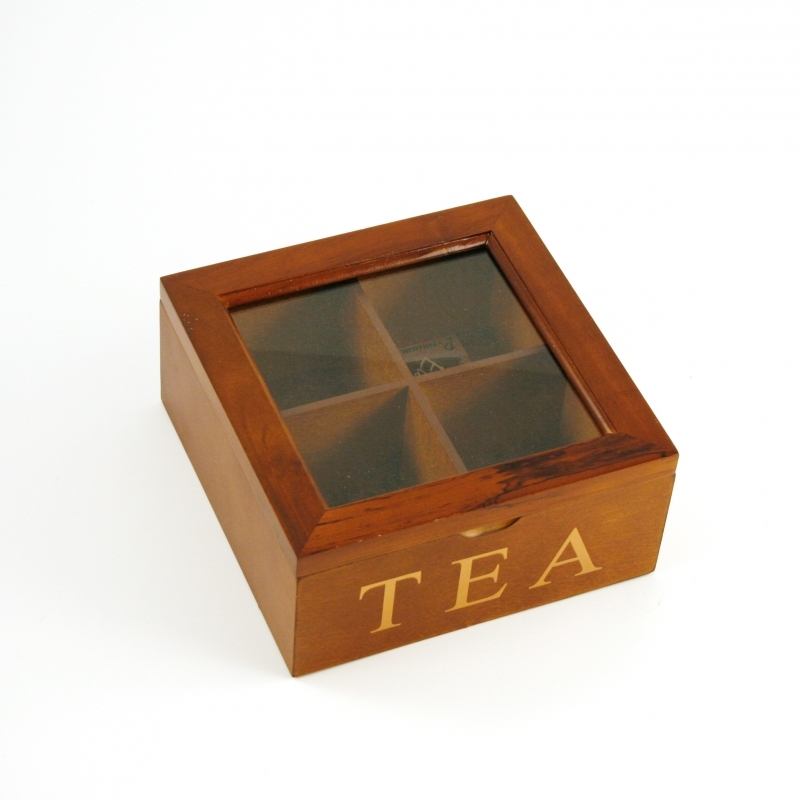 Krabička na čaj 18x18x8cm