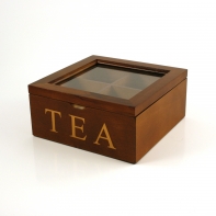 Krabička na čaj 18x18x8cm
