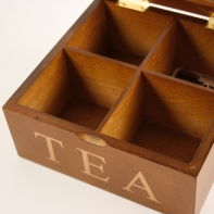 Krabička na čaj 18x18x8cm