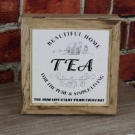 Krabička na čaj Beautiful home 23x23cm