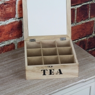 Krabička na čaj Beautiful home 23x23cm