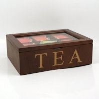 Presklená krabička na čaj 24x18x8,3cm