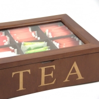 Presklená krabička na čaj 24x18x8,3cm