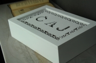 Krabička na čaj s českým nápisom 6,5 x 16,5x24cm